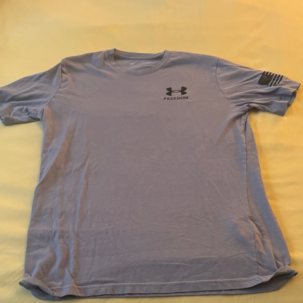 Under Armour Freedom Light Gray Tee